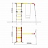 Детский спортивный комплекс для дачи ROMANA Лесная поляна - 3 + цепные качели R 103.26.05  - миниатюра №2